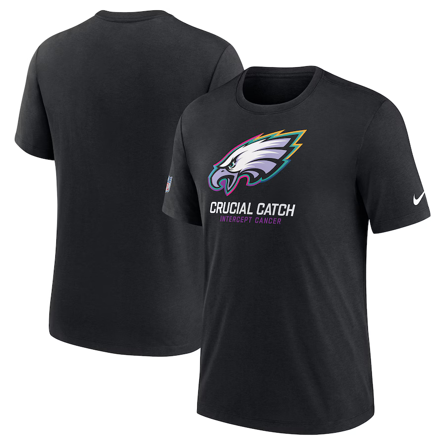 Men Philadelphia Eagles 2024 Nike NFL black T shirts #3  